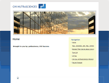Tablet Screenshot of nutrasciences.onlc.eu